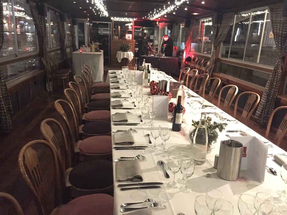 Mariage à Noël sur la Seine - Louer péniche paris