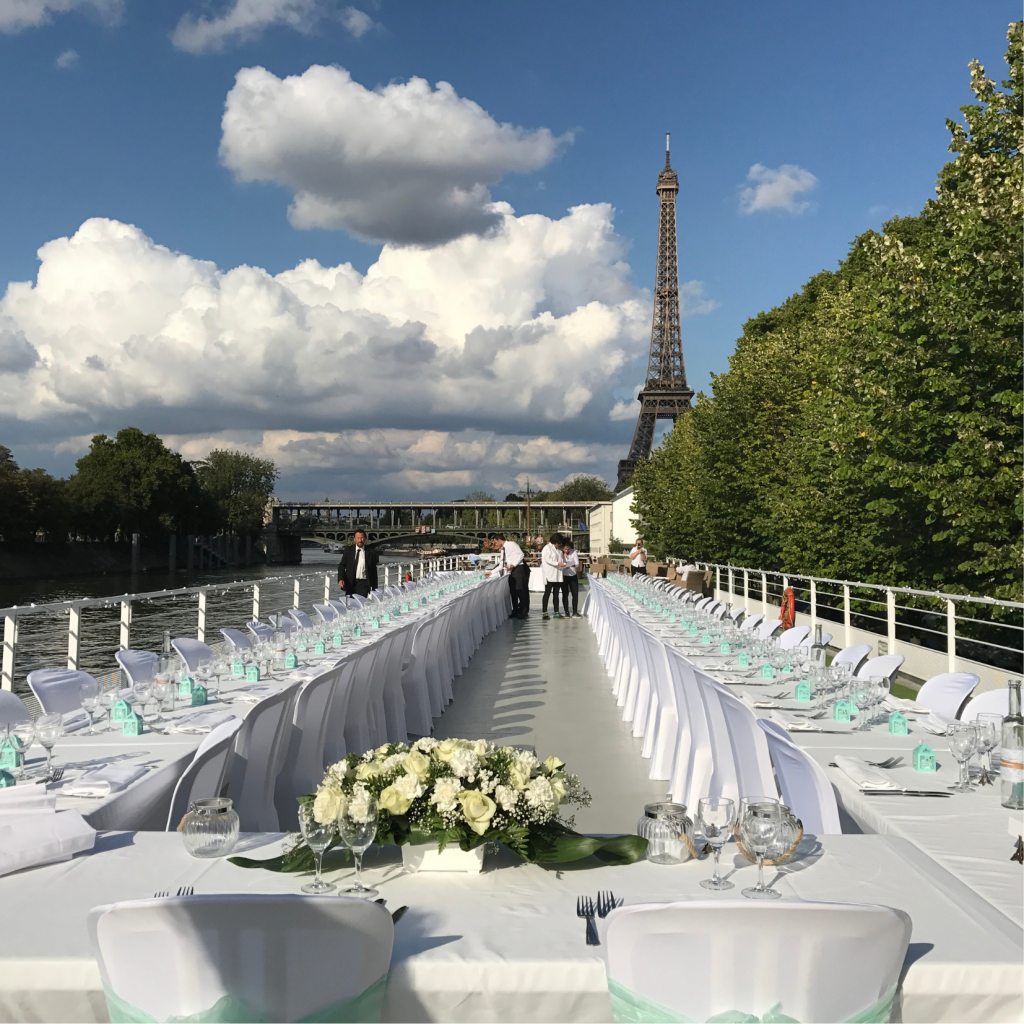 classe blanc chic croisière en seine