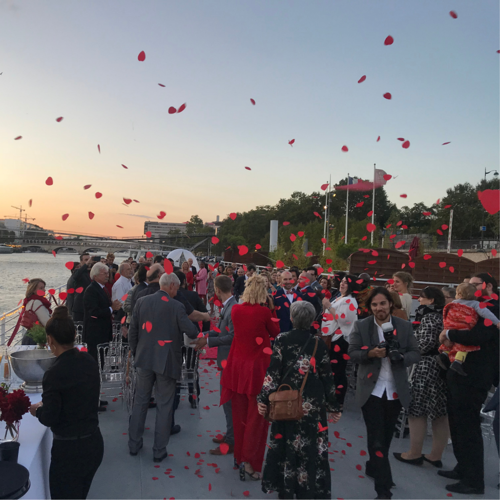 mariage bateau privatisation paris