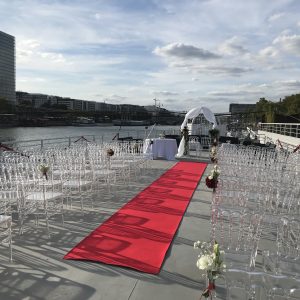mariage bateau seine paris