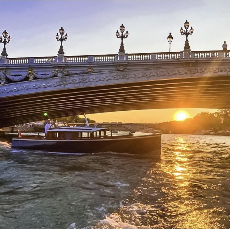 sunset sur la seine