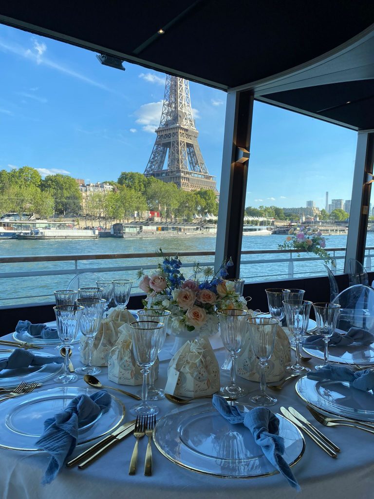 bleu tour bateau mariage