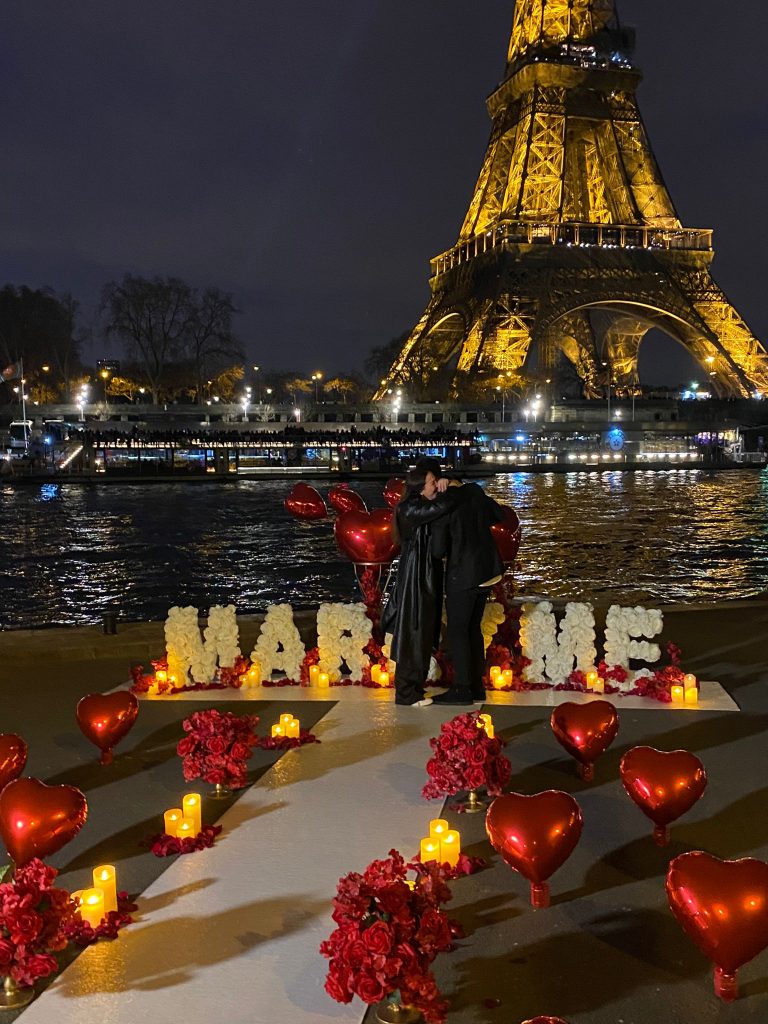 Demande en mariage - Bateau mon Paris