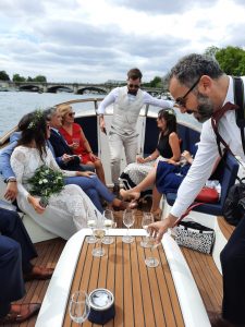 mariage bateau seine paris