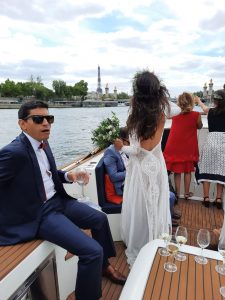 mariage bateau seine paris