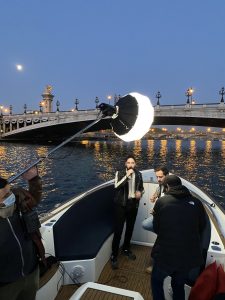 Clip de musique sur la Seine