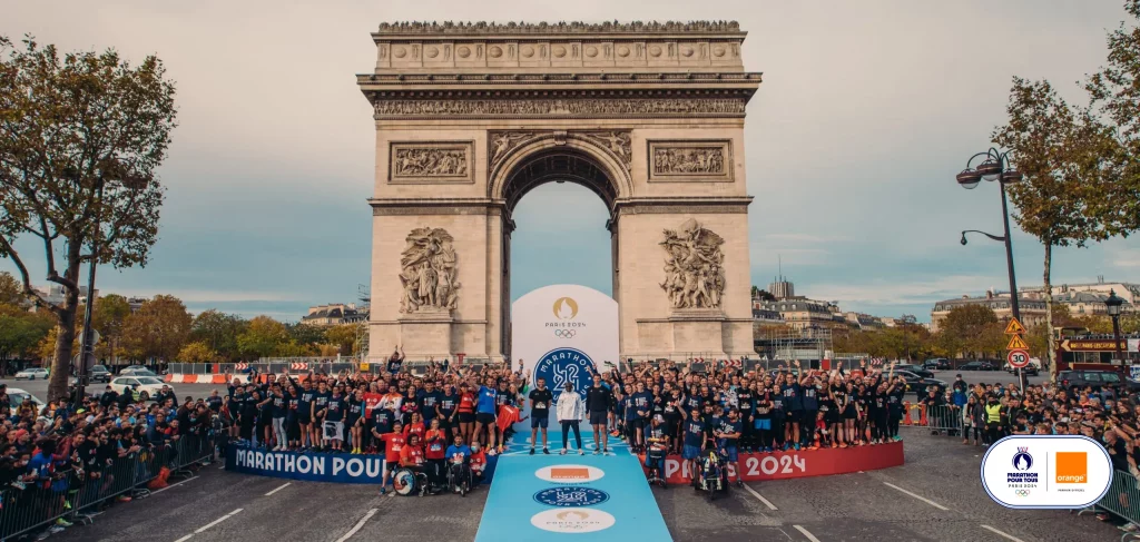 course de départ des JO 24